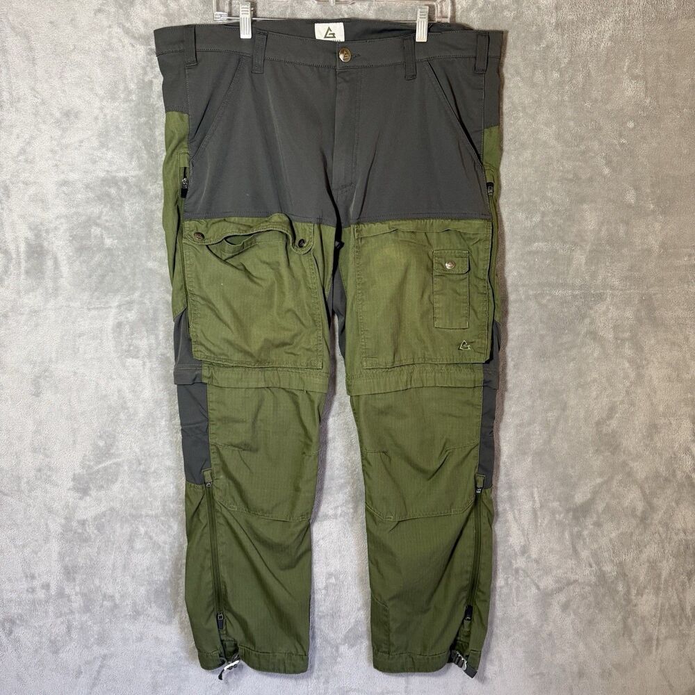 Garphyttan SPECIALIST GAITER TROUSER GREEN Sz 60 Sz 3XL Tactical Zip Off Hiking